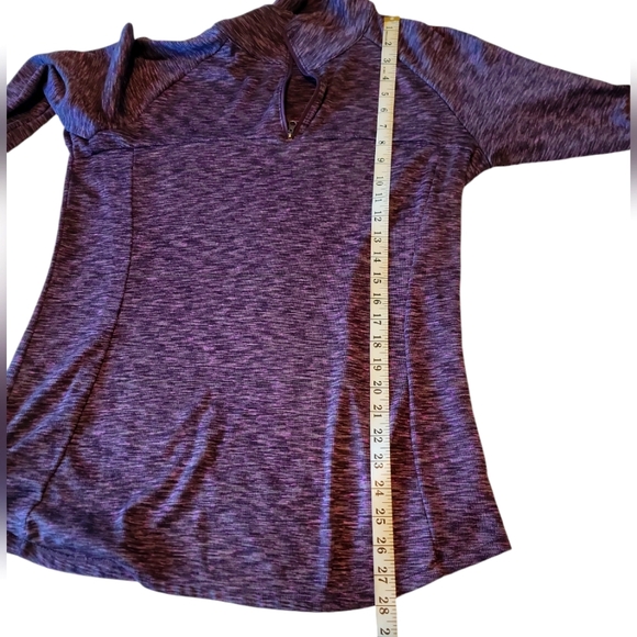 Columbia Outerspaced III 1/2 Zip Pullover Purple Black Women's Large - Picture 7 of 9